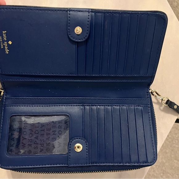 Kate Spade Navy Blue Wallet - Picture 3 of 4